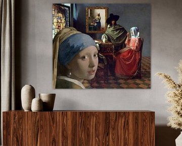 3 keer Johannes Vermeer van Digital Art Studio