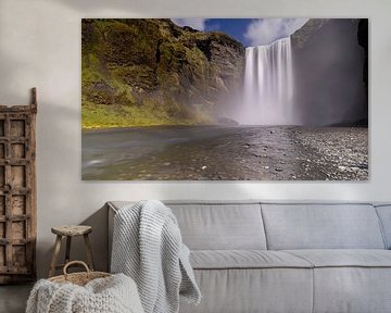 Ijsland, skogafoss van Edwin Kooren