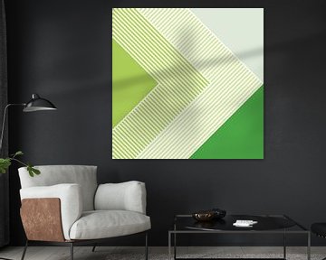 Abstract retro geometry by FRESH Fine Art