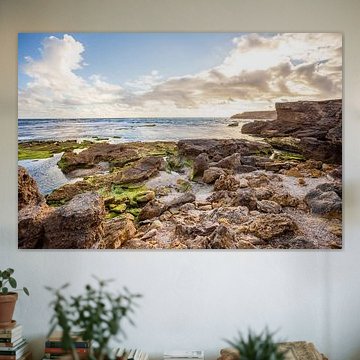 Sonnenuntergang über einem Strand in Australien