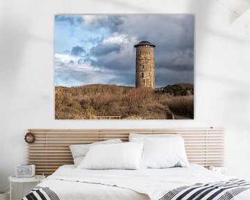 Watertoren Domburg (Zeeland - Nederland) in kleur van Rick Van der Poorten
