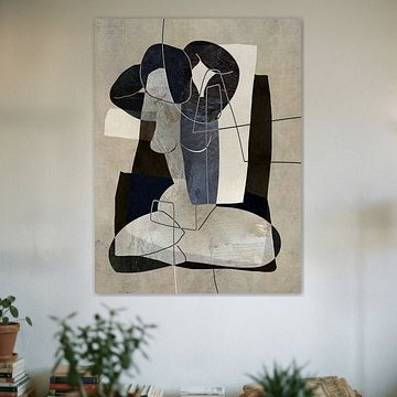 Abstrakte Frauenfigur von Roberto Moro