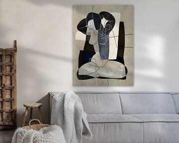 Abstract vrouwelijk figuur van Roberto Moro