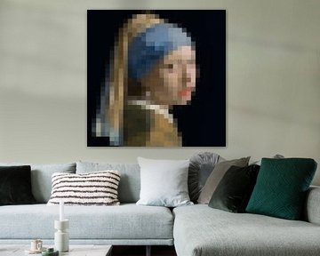 Het meisje met de parel - abstracte impressie van Foto Amsterdam/ Peter Bartelings