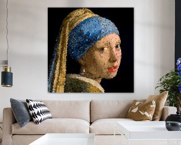 Girl with a Pearl Earring by Digital Art Studio
