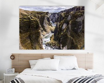 The Fjaðrárgljúfur is a gorge in southern Iceland by Edwin Kooren