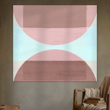 Abstrakte Bauhaus Formen von FRESH Fine Art