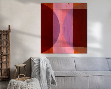 Abstracte Bauhaus-vormen van FRESH Fine Art