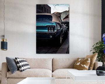 Ford Mustang GT Oldtimer Straßenfotografie Berlin