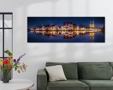 Lübeck mit Malerviertel in der Altstadt von Luebeck. von Voss Fine Art Fotografie