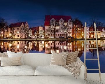 Lübeck mit Malerviertel in der Altstadt von Luebeck. von Voss Fine Art Fotografie