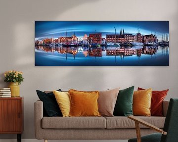 Port-musée dans la vieille ville de Luebeck sur Voss Fine Art Fotografie