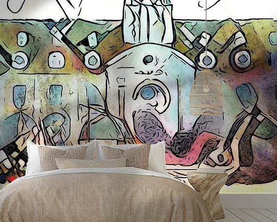 Example of the artwork in a room