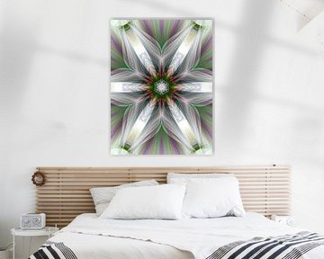 Mandala digital art 'Amazing art' van Ivonne Fuhren- van de Kerkhof