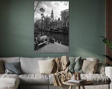 Bloemgracht and Westertoren in Amsterdam by Peter Bartelings