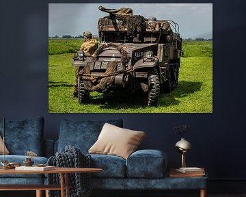 Amerikaanse Halftrack WW2 van Brian Morgan