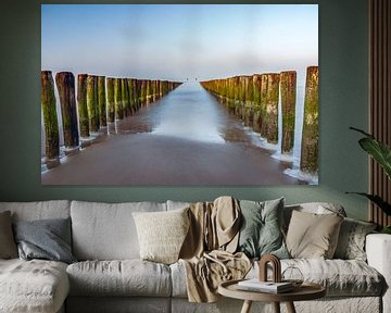 Palen strand zeeland van natascha verbij