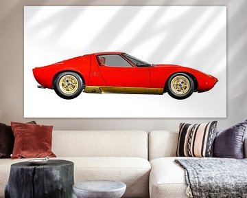Lamborghini Miura in originele rode kleur