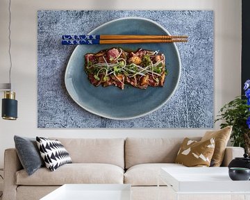 Le repas japonais : le Tataki de bœuf sur Ron Van Rutten