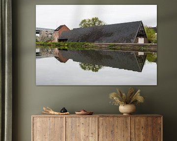 Wilsele, Flemish Brabant Region, Belgium - reflecting houses and van Werner Lerooy