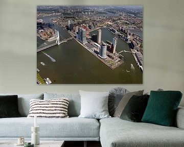 Luchtfoto Rotterdam Kop van Zuid Wilhelminakade