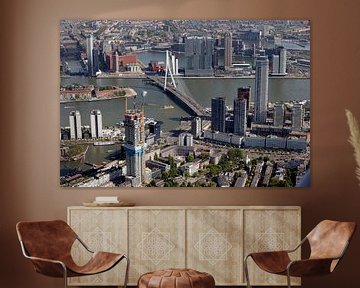 Luchtfoto Rotterdam gebouw de Maasbode van Roel Dijkstra