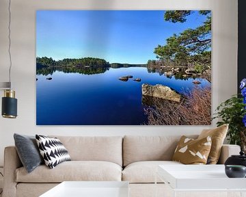 Schwedische Wasserlandschaft/See