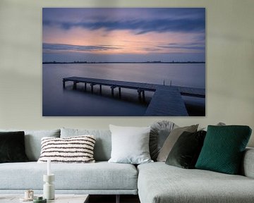 Sonnenuntergang auf dem Schildmeer von Henk Meijer Photography