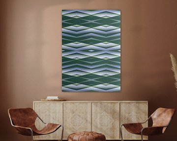 Abstract geometry shapes pastel by FRESH Fine Art