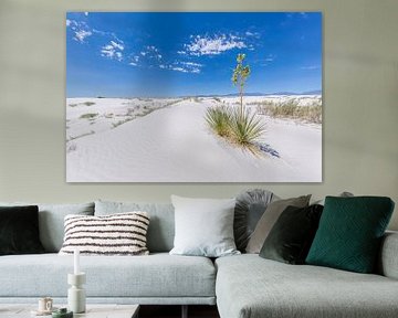 Uitzicht - White Sands National Monument van Melanie Viola