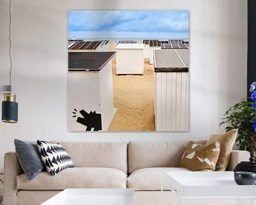 strandhäuser oostende, belgische küste von Joost Duppen