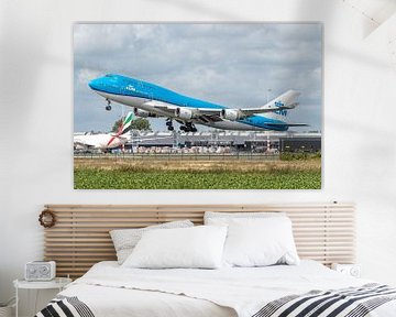 KLM Boeing 747-400  by Jaap van den Berg