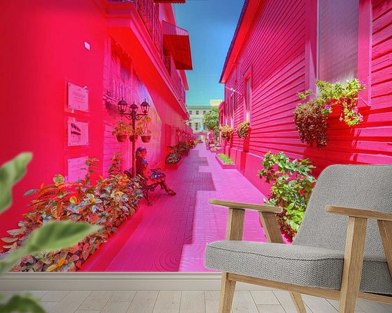 Example of the artwork in a room