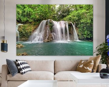 Ojo de Agua Waterval - Dominicaanse Republiek van Roith Fotografie