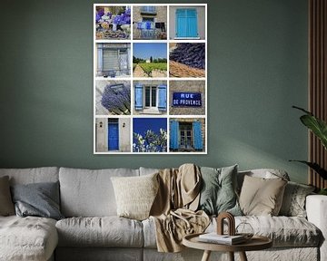 Bleu de Provence collage by Porto Sabbia