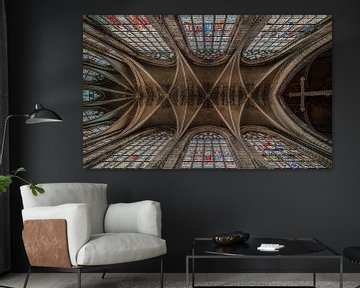 Sint Guido kerkplafond van Werner Lerooy