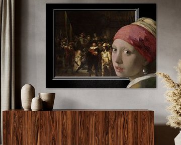 Nachtwache und Das Mädchen mit dem Perlenohrring von Foto Amsterdam/ Peter Bartelings