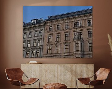 Oud gebouw in Wenen, Oostenrijk van Timon Schneider