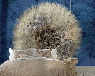Dandelion fluff Blue by Saskia Schotanus