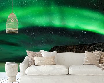 Aurora Borealis in Noorwegen van Voss Fine Art Fotografie