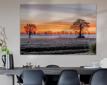 Sunrise in the polder by Marloes Mol