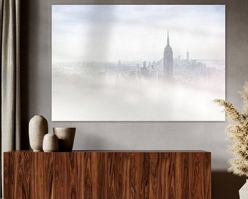 Foggy New York by Arjen Roos