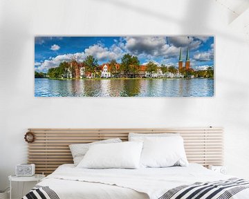 Lübeck Malerviertel im Zentrum der Altstadt. von Voss Fine Art Fotografie