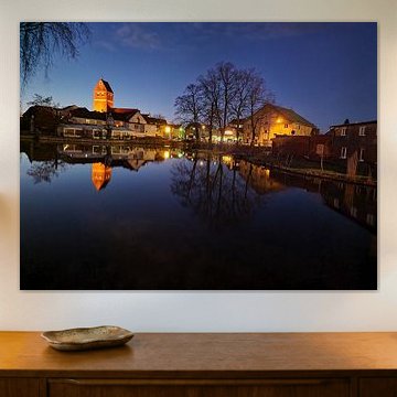 Nachtregistratie - Kanaal in de stad