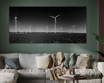 Wind farm Panorama by Frank Herrmann