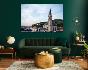 Salzburg - Franziskaner Kirche und Kapuzinerkloster von t.ART