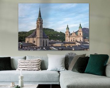 Salzburg - Franziskaner Kirche und Dom zu Salzburg von t.ART