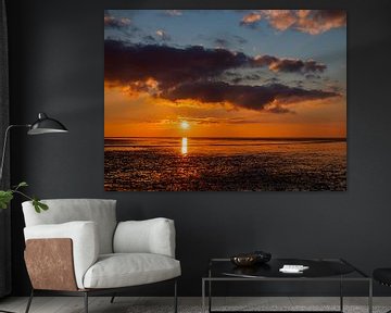 Sunset by the sea by Freya Schiefer