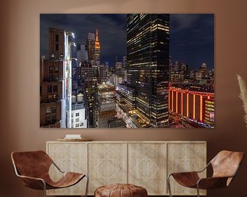 Empire State Building & Madison Square Garden by Davey Bogaard