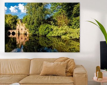 Reflet des ruines de Schöntal à Aschaffenburg sur Dieter Walther